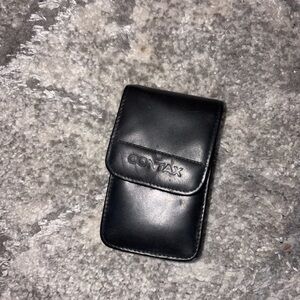 Black Leather Contax Camera Case